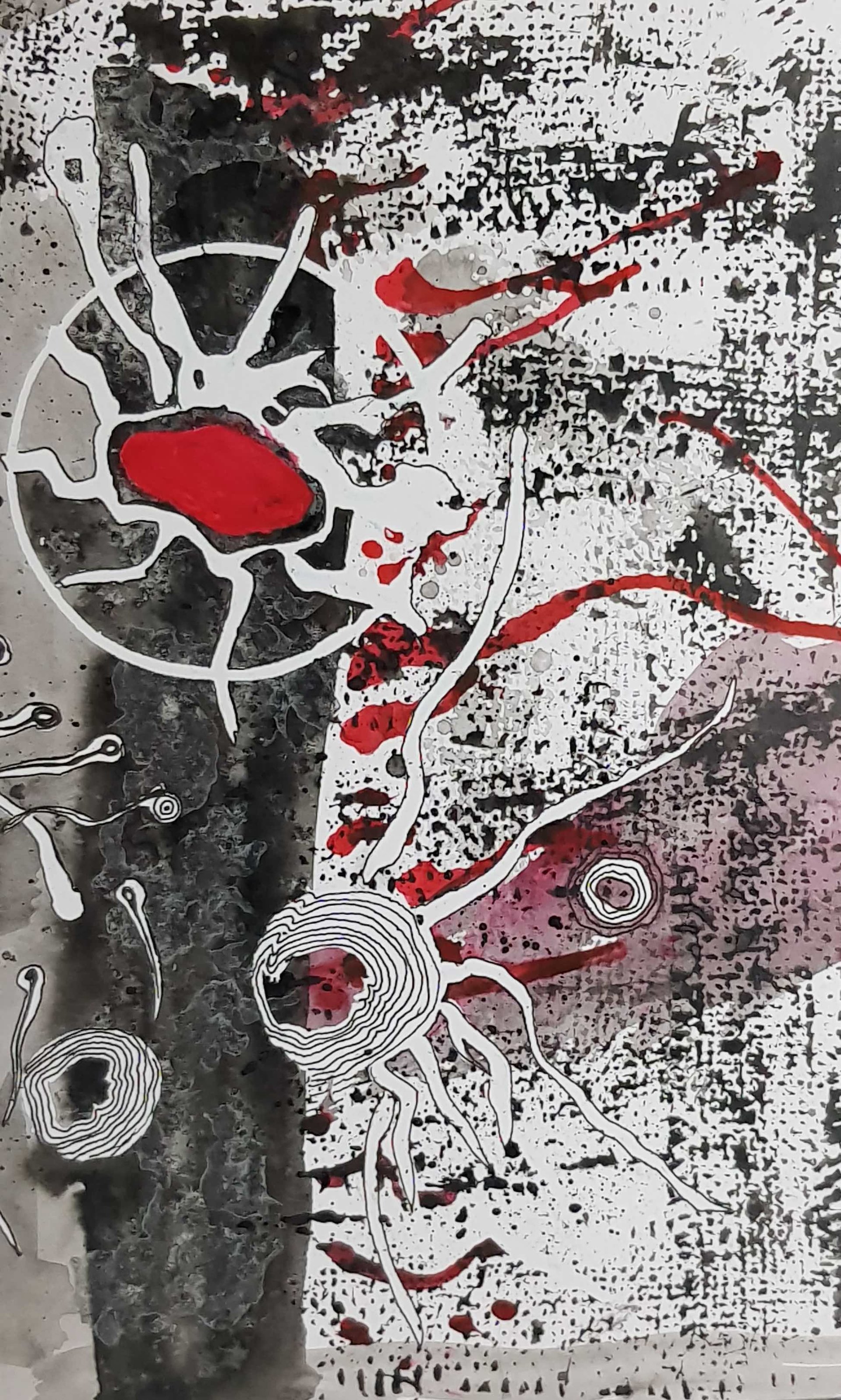 Cellule rouge - Vue 1